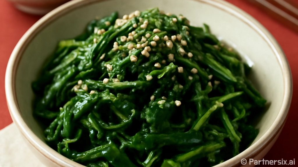 완벽한 시금치무침을 만드는 방법