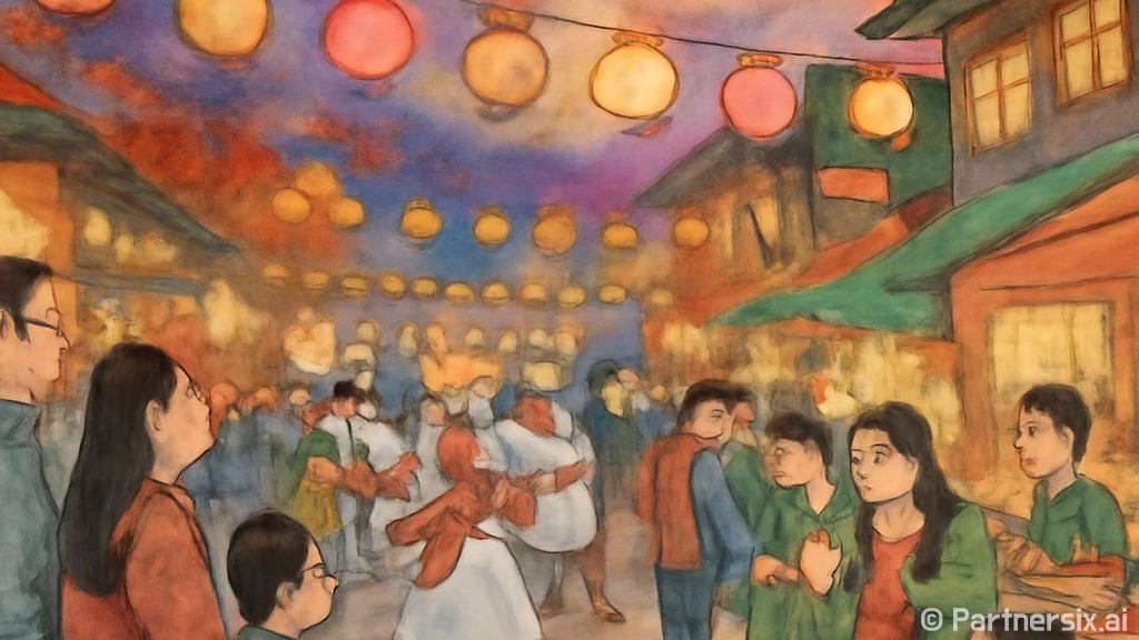 공주 밤축제를 만끽…