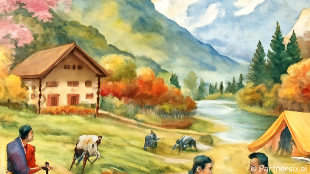 청양 알프스마을을 …