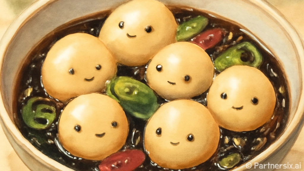 메추리알장조림을 완…