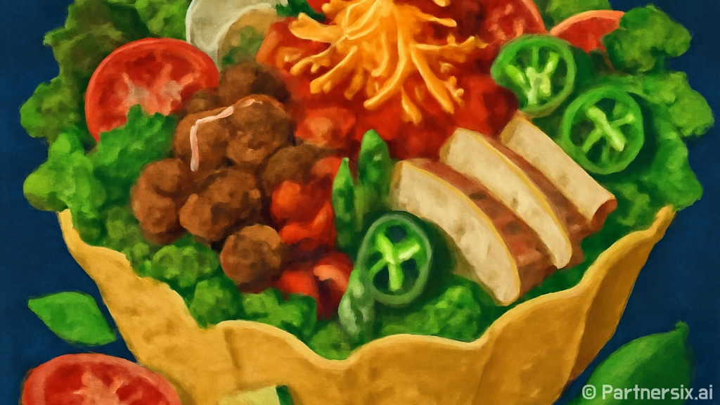 서브웨이 타코샐러드…