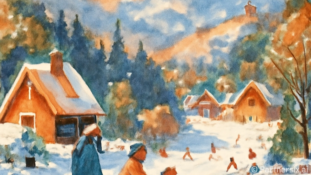 청양 알프스마을에서…