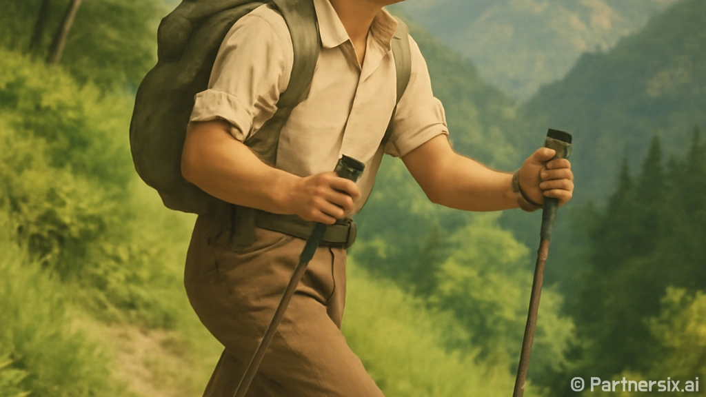 등산스틱을 제대로 …