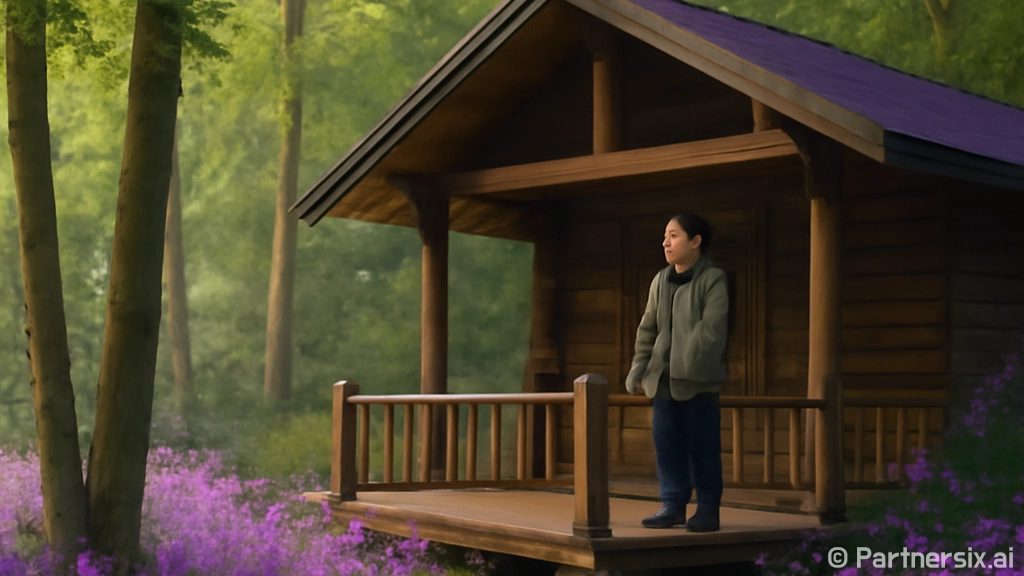 자연 속의 휴식, …