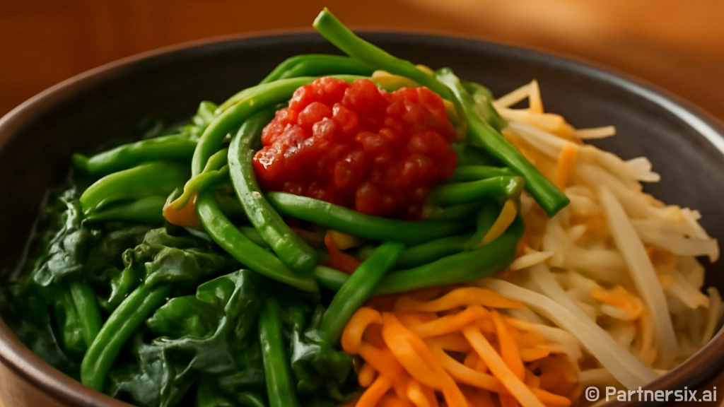 마늘쫑비빔밥, 이렇…