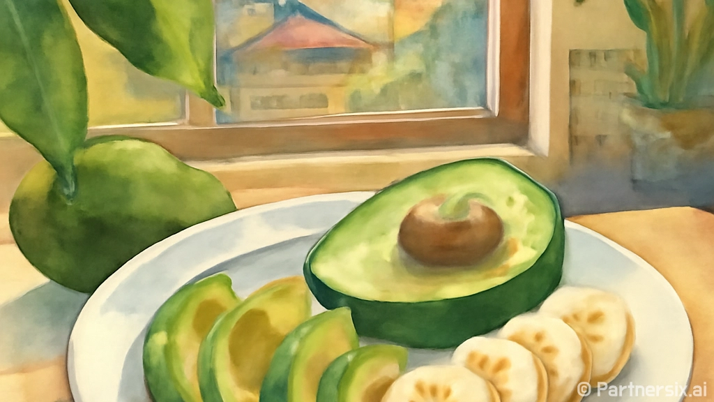 아보카도와 바나나로…