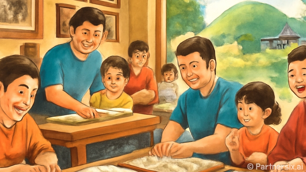 공주 부자떡집에서 …