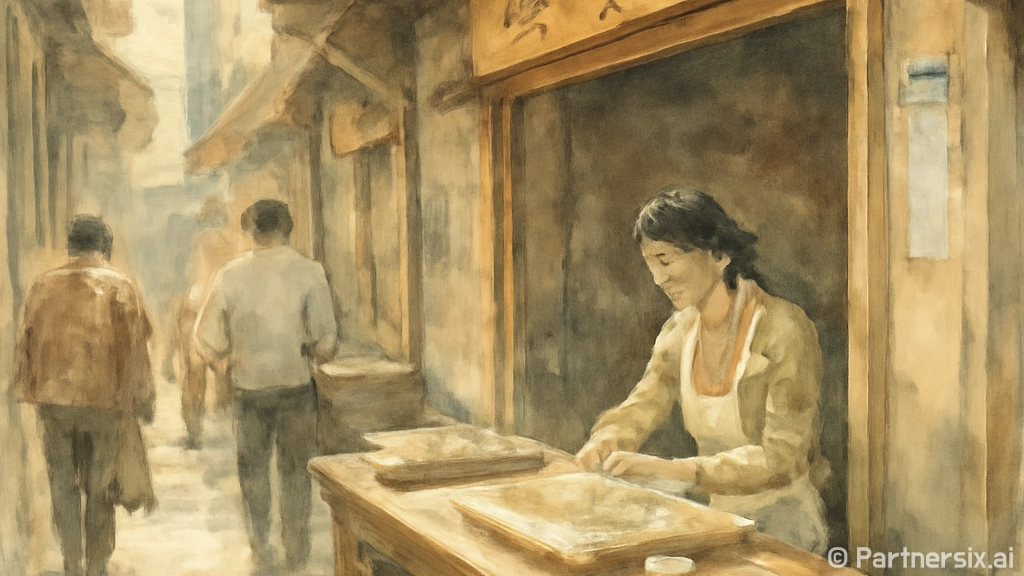삼척 골목에서 찹쌀…