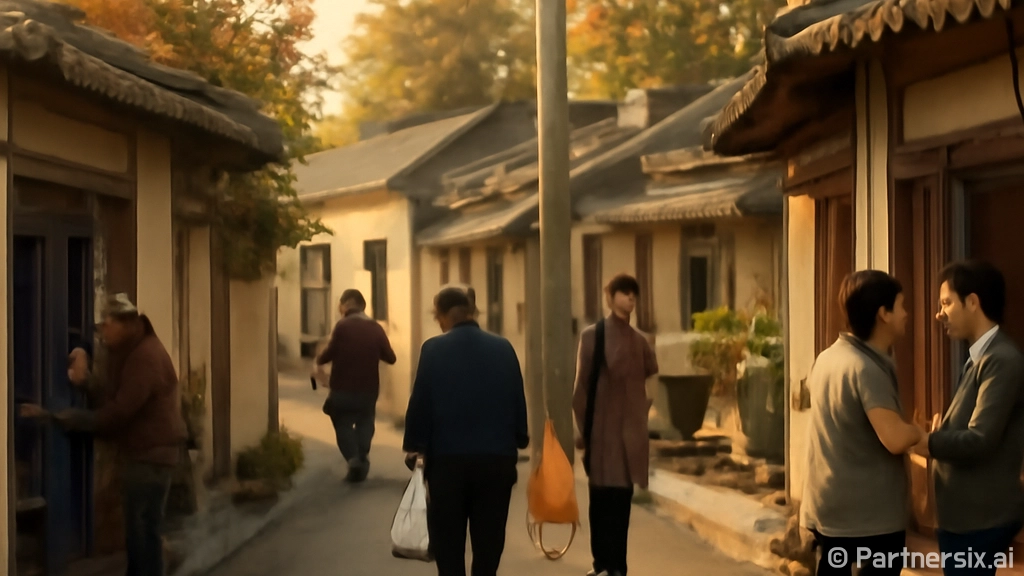 황리단길을 비껴 걸…