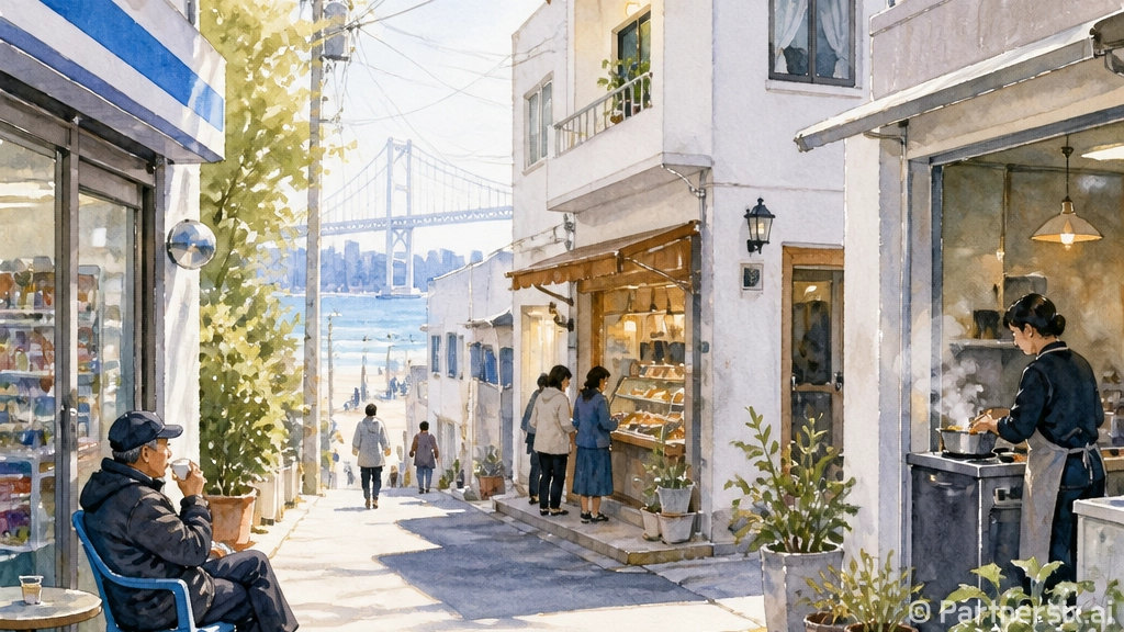 광안리숙소를 골목 안쪽으로 잡아봤더니 보였던 밤바다의 다른 얼굴