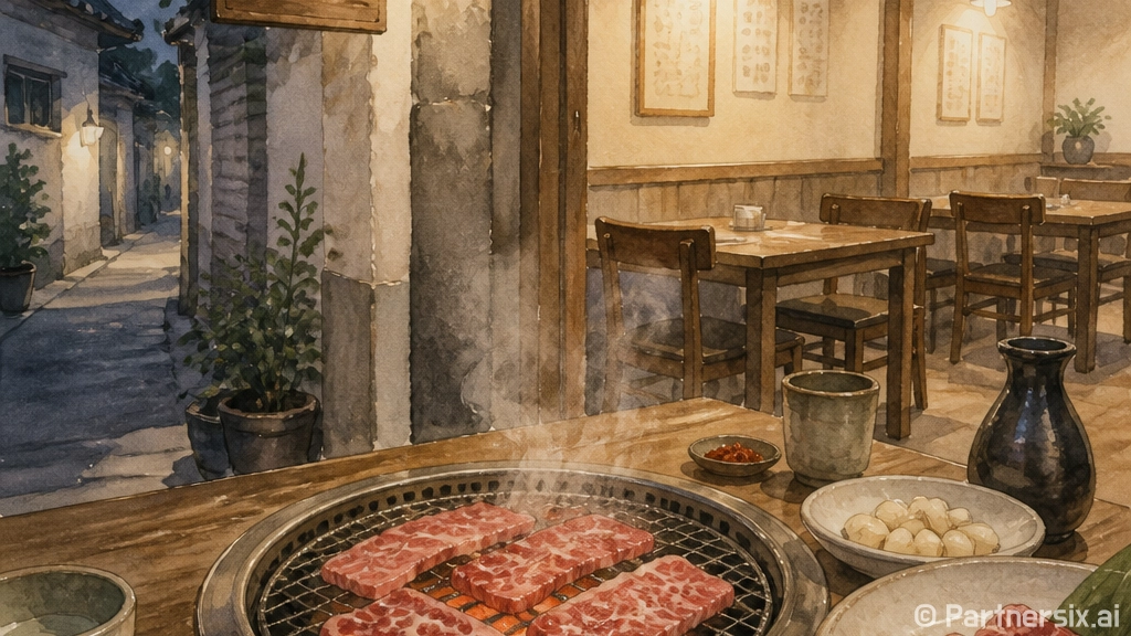 골목 안쪽 소고기맛…
