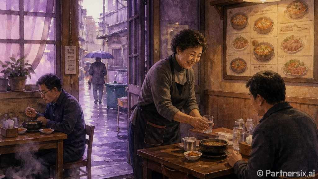 시장 끝 골목의 작은 맛집을 직접 걸어가 봤더니