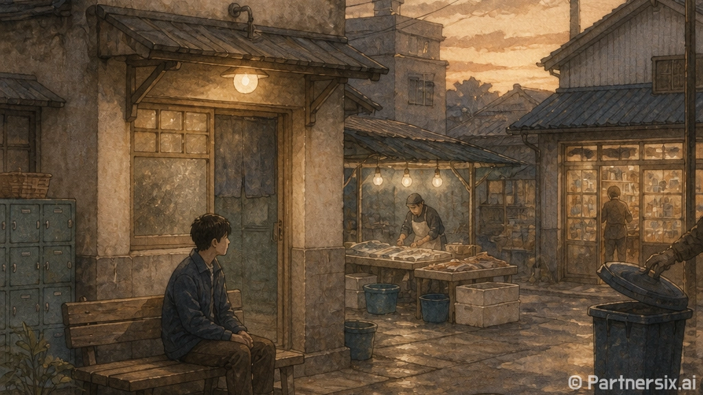 동네 골목 여행자가…