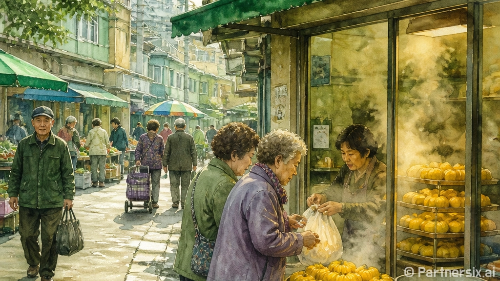 평택 골목에서 호박…