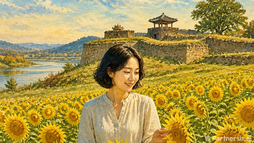 연천 해바라기축제 끝무렵에 직접 가봤더니, 사람보다 바람이 더 많았던 호로고루