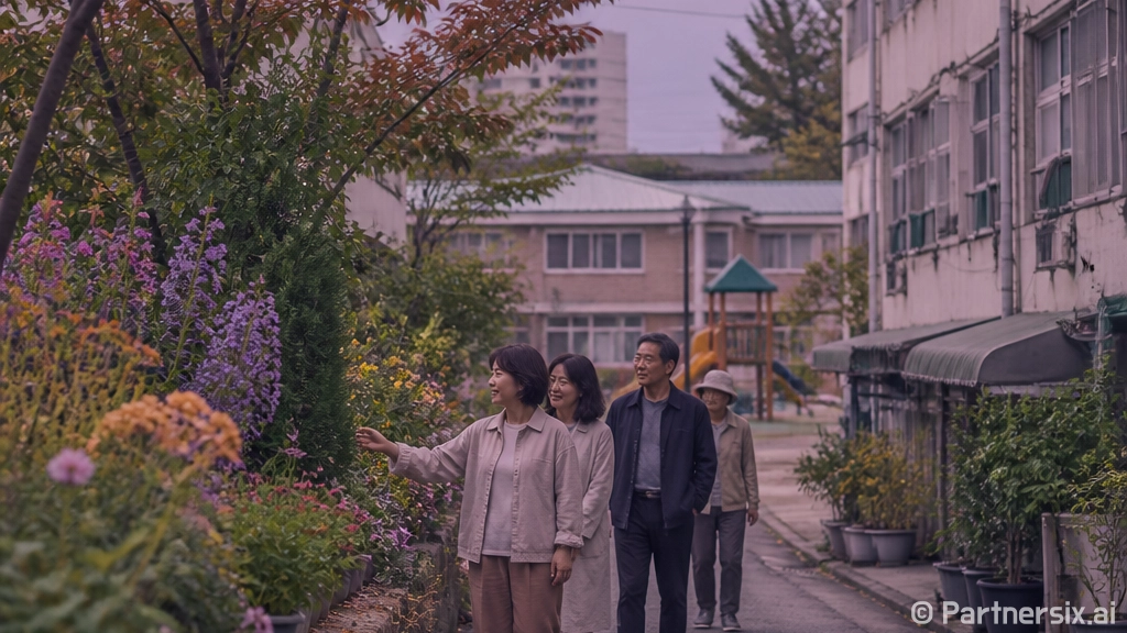 유명 단풍길 대신 동네 화단 옆 골목을 걸어봤더니 보인 가을