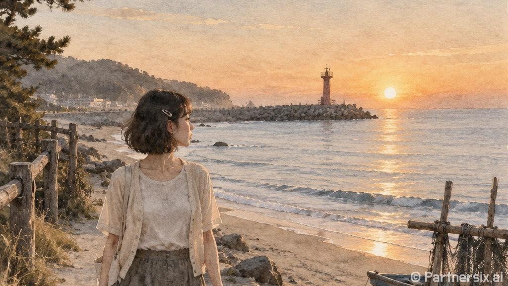 정동진 해돋이 명소를 직접 걸어봤더니, 붐비는 바다 옆에 조용한 아침이 있었다