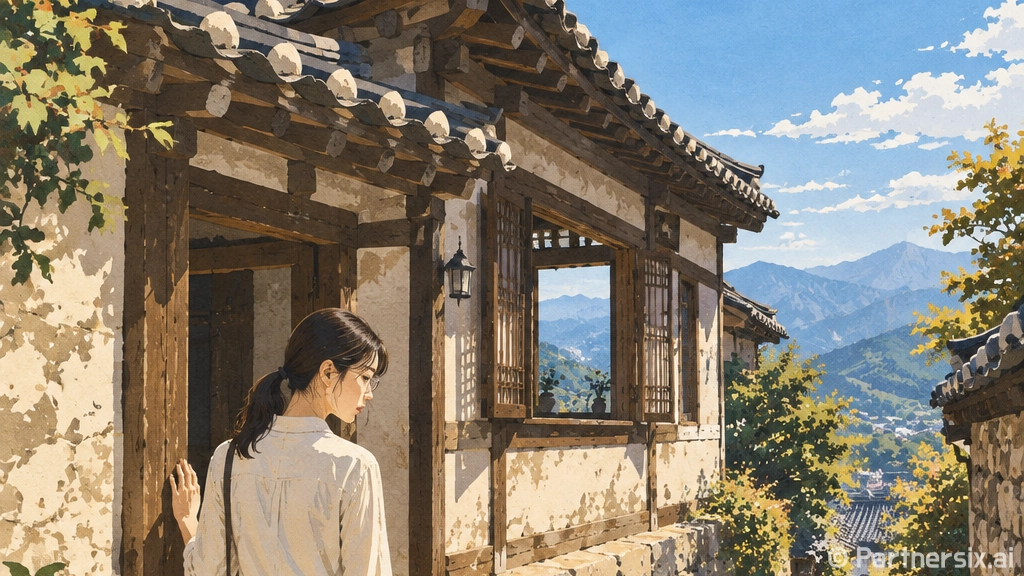 문경새재숙소를 입구 가까운 골목에 잡아봤더니, 밤 산책이 제일 오래 남았다