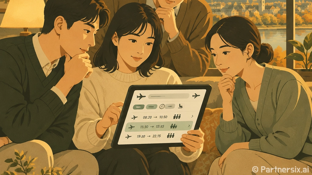 비행기예매를 조금 느리게 해봤더니, 조용한 동네가 먼저 보였다
