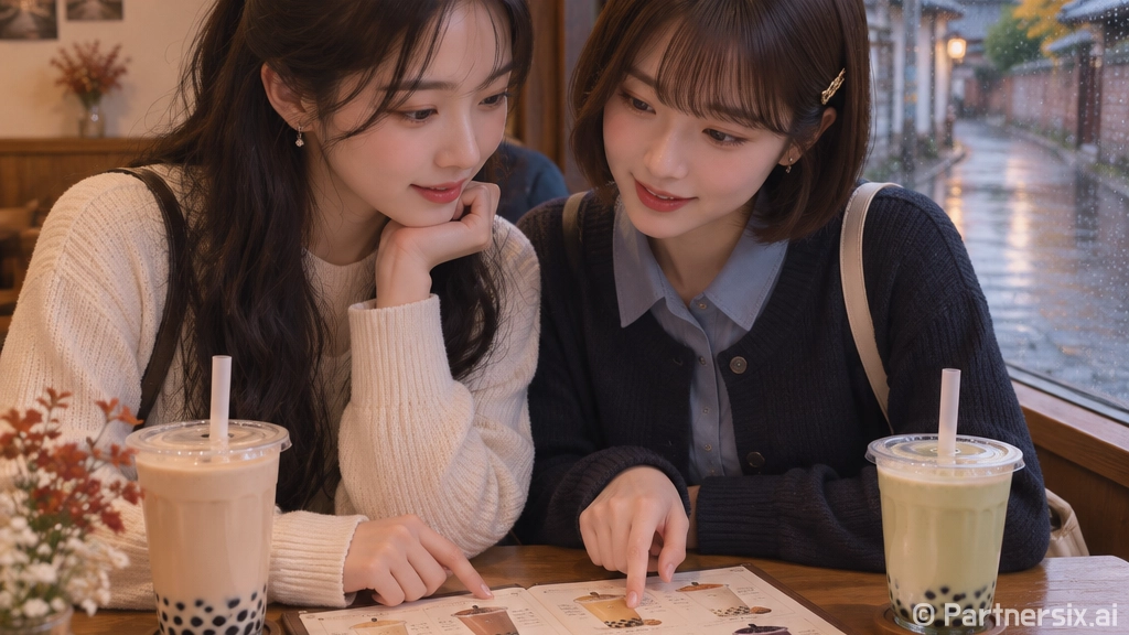 동네 골목 공차에서…