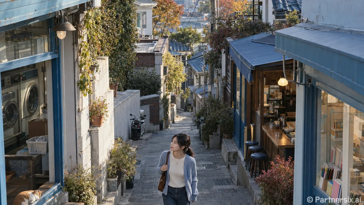 유명한 곳 근처 골목으로 빠져봤더니 보인 조용한 하루