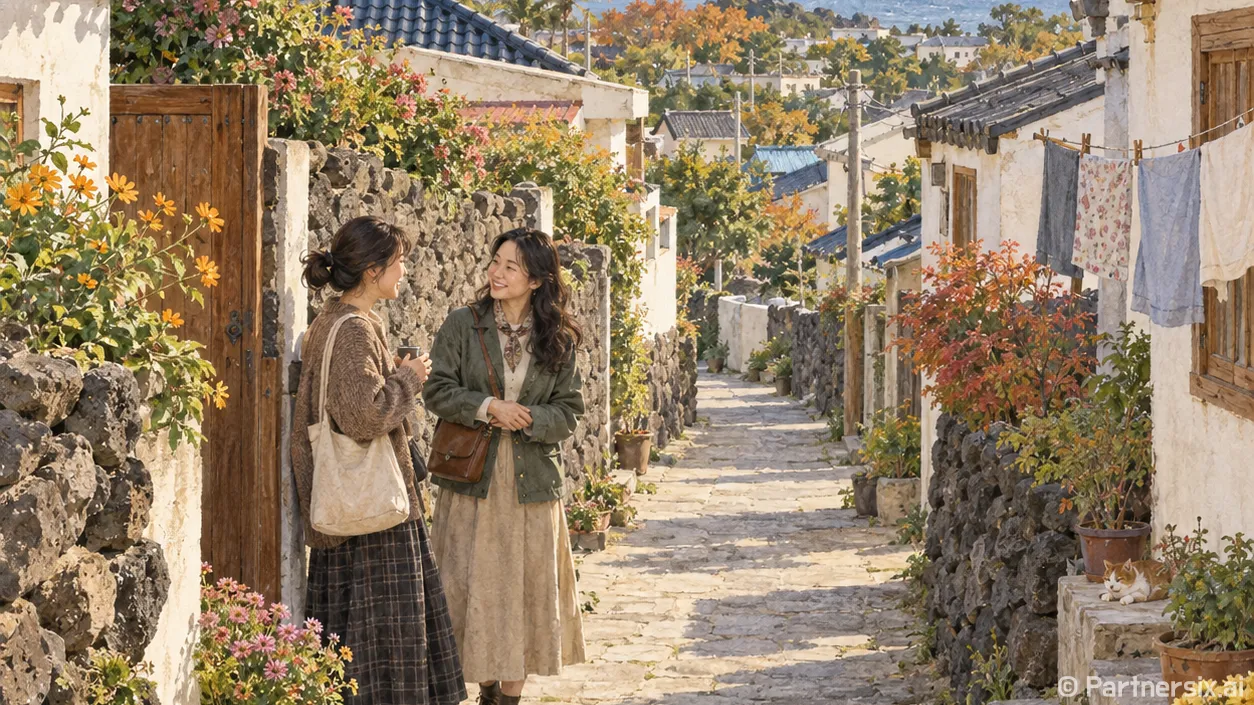 항공권을 끊고 제주 골목에서 하루를 보냈다
