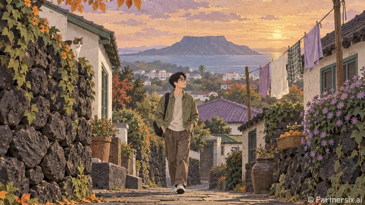 항공권예약 시간을 바꿨더니 제주 골목이 보였다