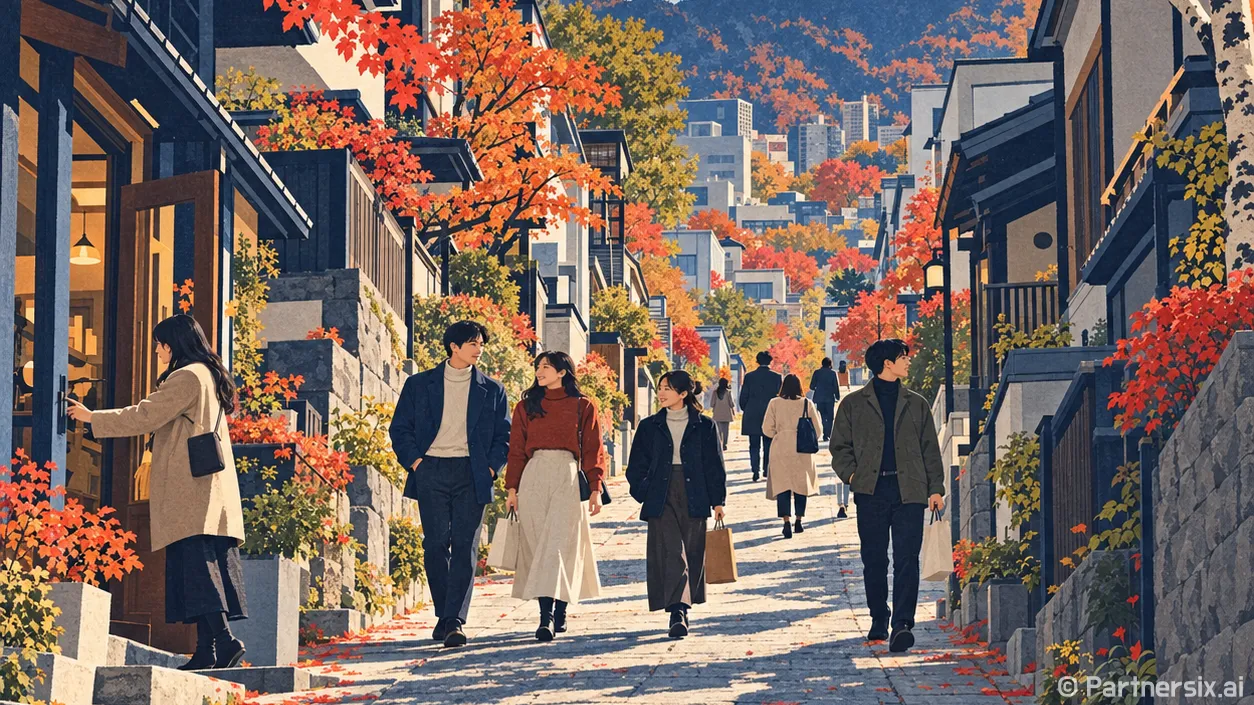 10월 삿포로 여행에서 골목을 걸어봤더니