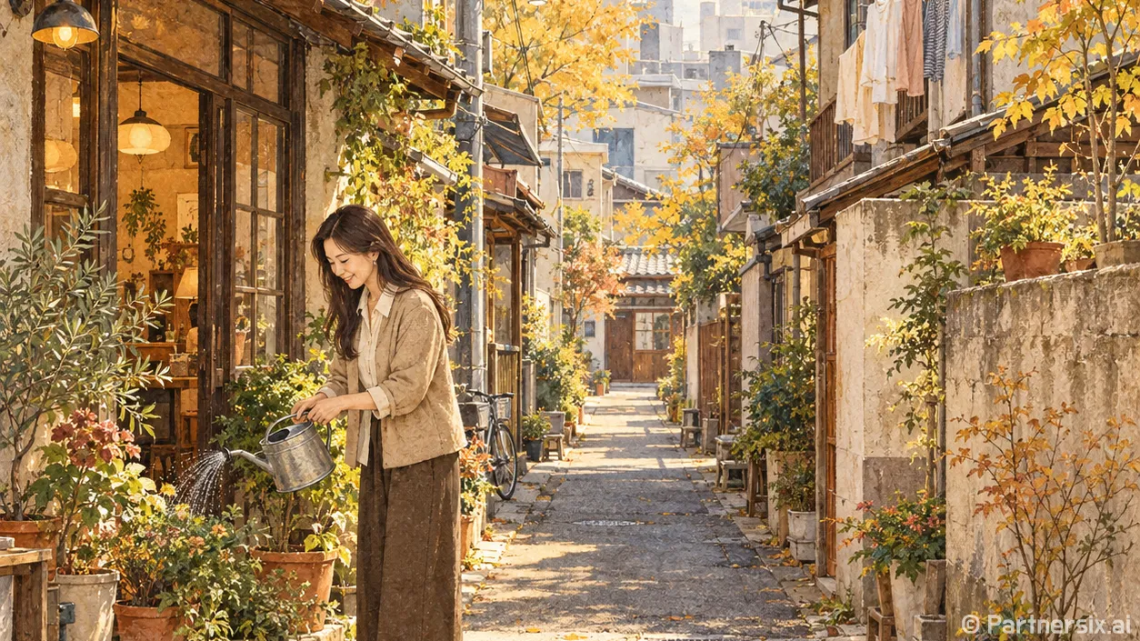 오사카여행코스 골목…