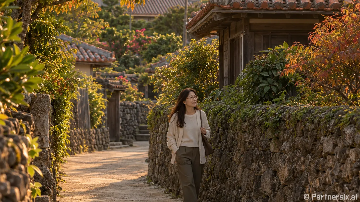 오키나와여행지 골목…