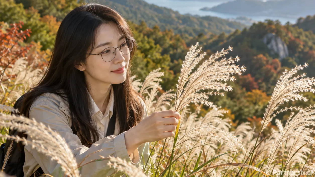 전남 억새 명소 천관산에 평일 아침 올라봤더니