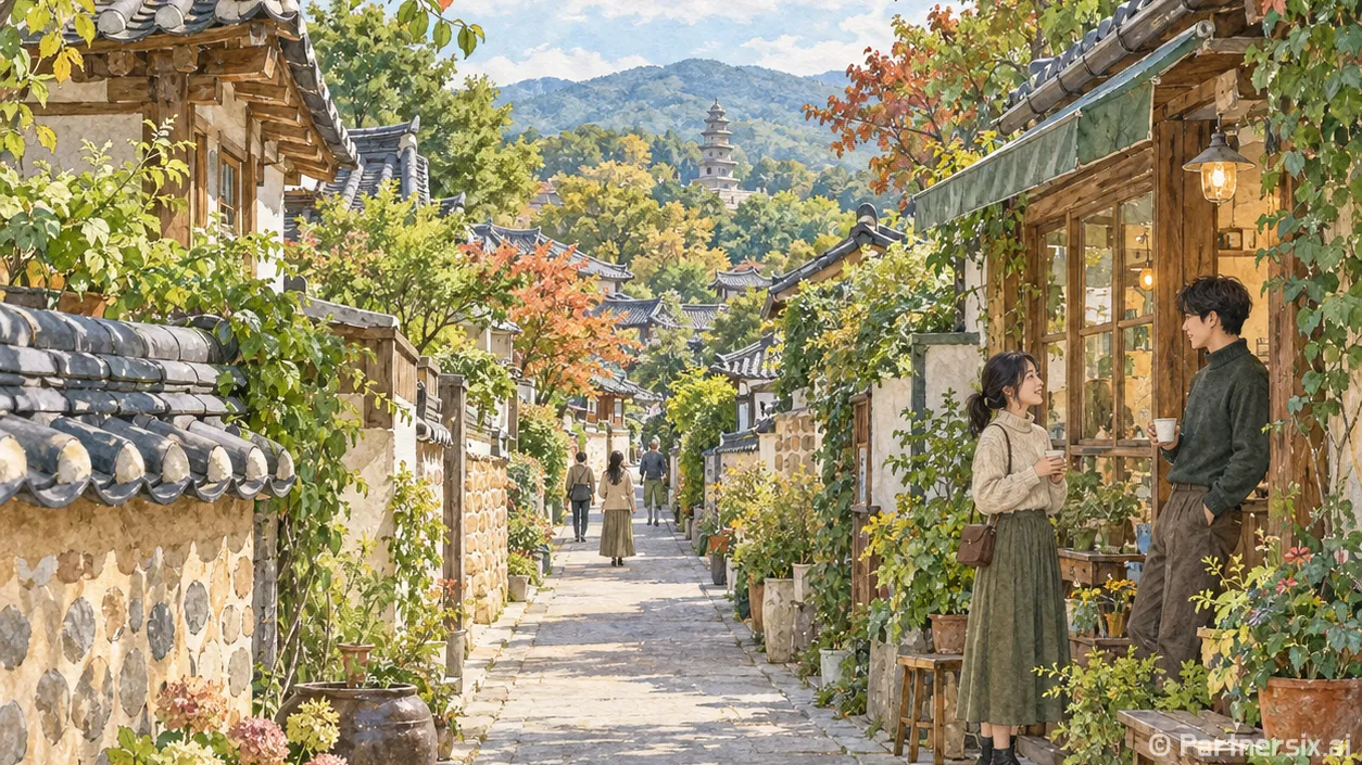 경주 여행 코스 1박 2일을 짜다 골목에 마음이 갔다