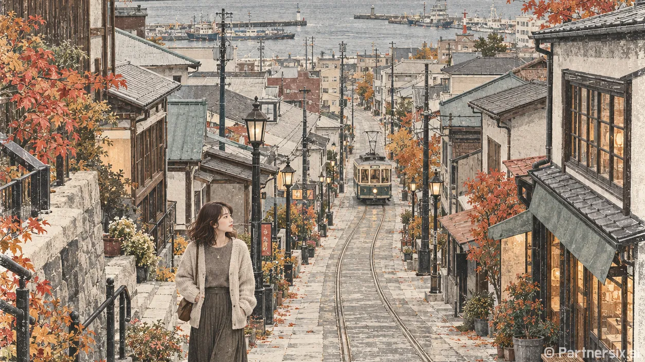 하코다테여행에서 골…