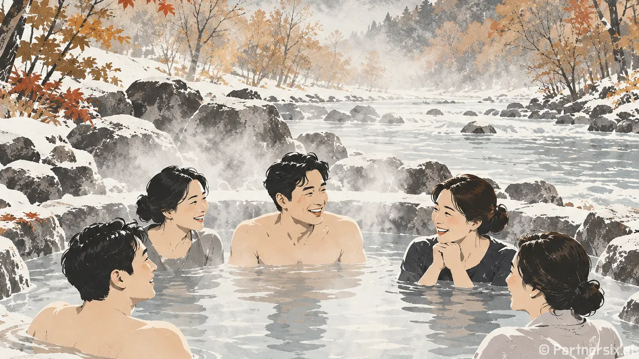 삿포로 겨울 온천을…