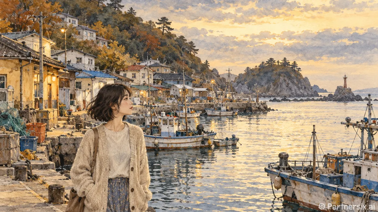 경주 해돋이 명소를 찾다가 읍천항을 걸었다