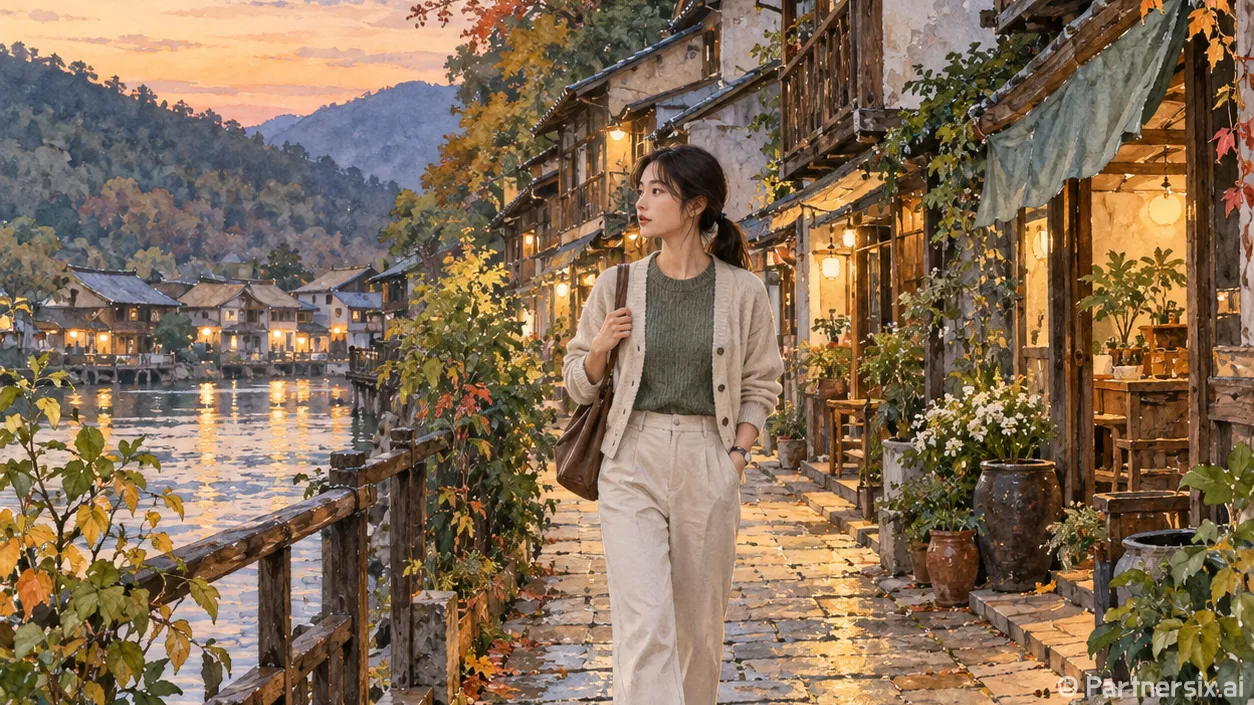 따뜻한 나라 여행을 떠나 짠타부리 골목을 걸었다