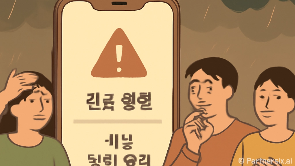 호우 긴급재난문자, 생명 지키는 필수 알림