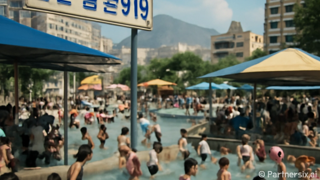 도심 속 신천물놀이…
