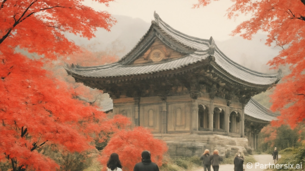 팔공산 동화사 단풍 절경 속으로