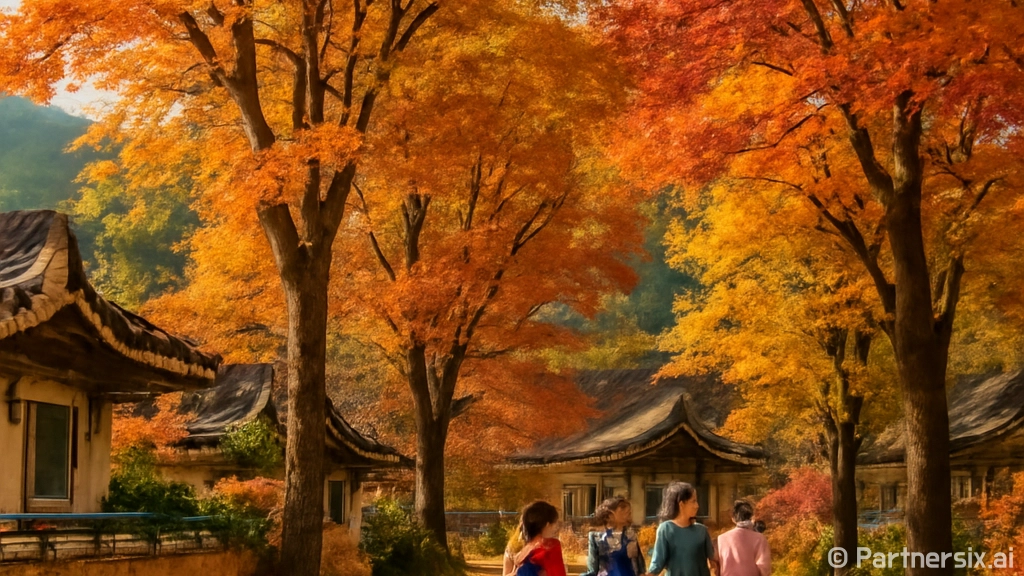 가을 한옥길 산책 …