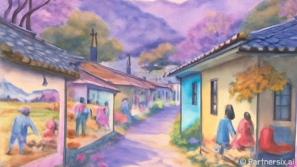 달성 약산 벽화마을…