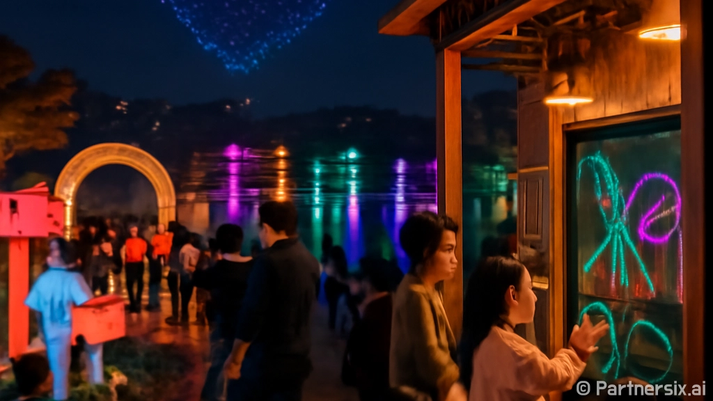 수성빛예술제, 빛과…