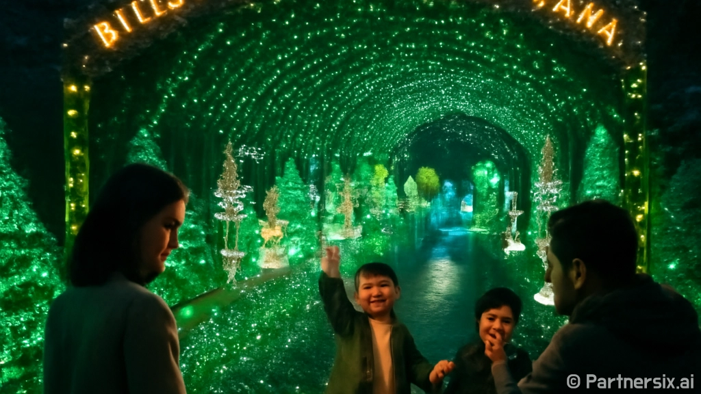 대구 앞산빨래터공원 겨울정원 빛의 향연