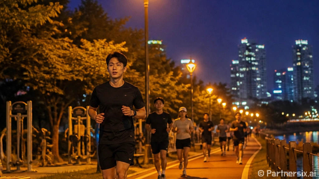 대구 복현동 한반도런 야간 러닝 코스 안내