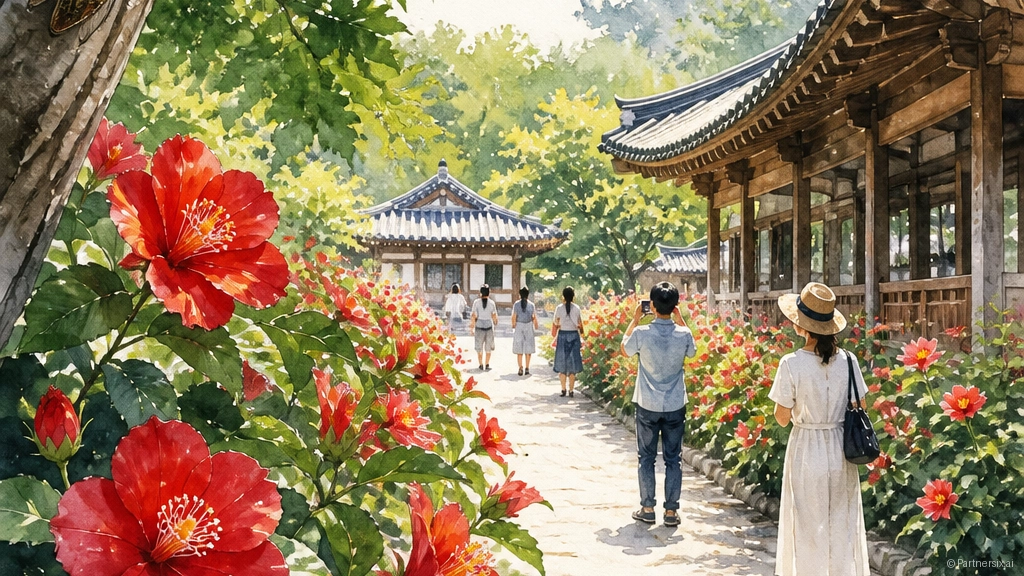 대구 하빈면 육신사 배롱나무 명소