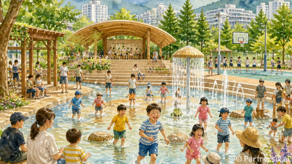대구 북구 함지공원 무료 물놀이장 안내