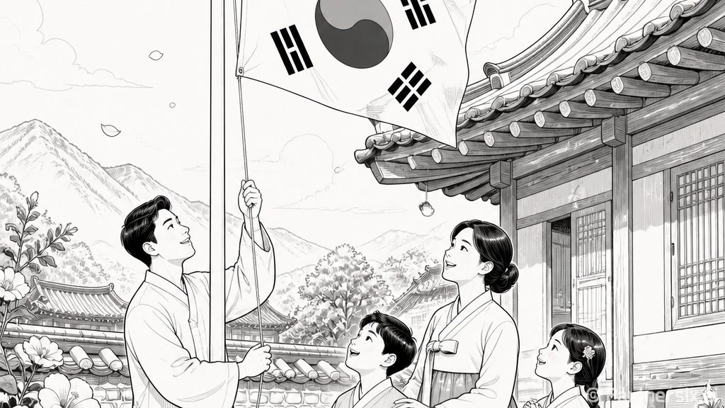 제81주년 광복절, 태극기 게양으로 독립의 의미 되새기다