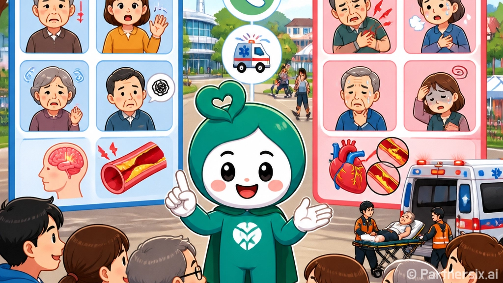 심술이가 전하는 심뇌혈관질환 조기증상과 대처법