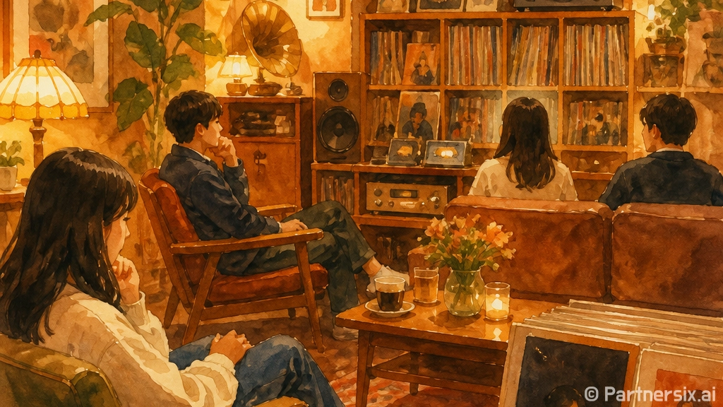 대구 중구 하이마트 음악감상실 LP 감성