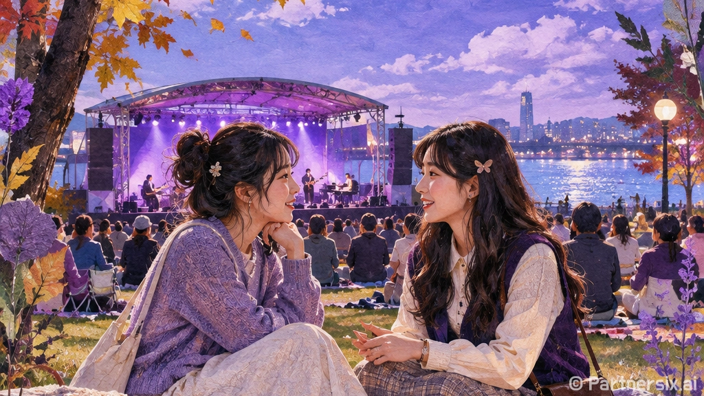가을밤 월광수변공원…